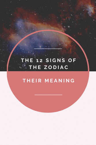 The 12 Signs Of The Zodiac Their Meaning